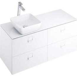 Тумбы подвесные со столешницей Ravak SD Comfort 120 см X000001377, белый фото 