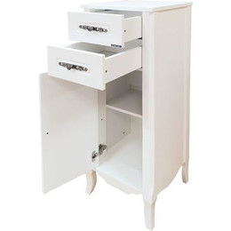 Пенал напольный Comforty Версаль 40 см, слоновая кость фото 