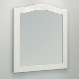 Зеркало Comforty Монако 80 см, белый фото 