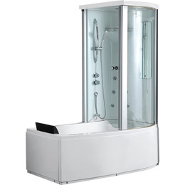 Ванна гидромассажная с душевой кабиной Gemy G8040 C 170x85 см R фото 