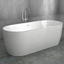 Ванна отдельностоящая Abber AB9219 175x80 см фото 