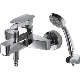 Смеситель для ванны BRAVAT RIFFLE F672106C-B фото 