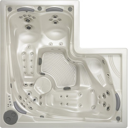 Спа бассейн USSPA Combi Spa 225х225 см, для коммерческого использования фото 