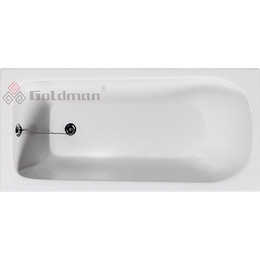 Ванна чугунная Goldman Classic 170х70 см с ножками фото 