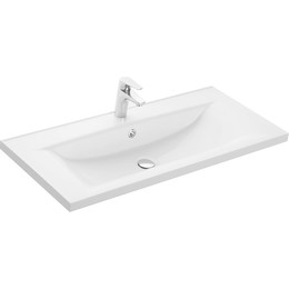 Раковина врезная на столешницу Акватон Айрис 100 см 1A723031AG010 фото 