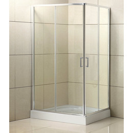 Душевое ограждение BelBagno 90х70 см UNO-AH-2-90/70-P-Cr, хром/матовое фото 