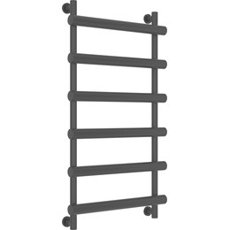 Полотенцесушитель водяной Сунержа Атлант П6 1000х500 мм 31-0226-1050, чёрный матовый фото 