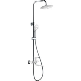 Душевая стойка Haiba HB24557-8, белый/хром фото 