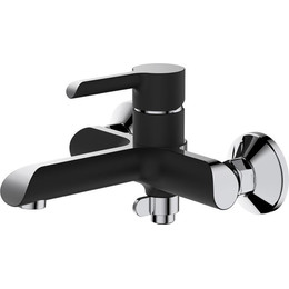 Смеситель для ванны Haiba HB60805-7, черный/хром фото 