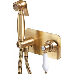 Набор для гигиенического душа Cezares APHRODITE-DIF-02-Bi, бронза, Цвет производителя: бронза фото 