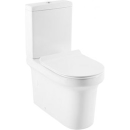 Унитаз-компакт безободковый Aquanet Rimless Nova-C1 BL-101N-TPT-A 203338 с тонкой крышкой микролифт фото 