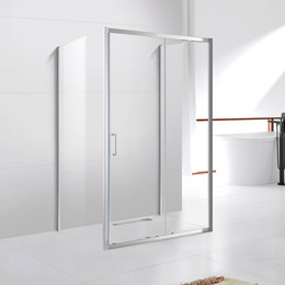 Душевое ограждение Cezares 160х90 см MOLVENO-AH-12-160/90-C-Cr-IV, хром/прозрачное фото 