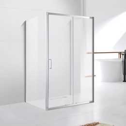 Душевое ограждение Cezares 150х90 см MOLVENO-AH-12-150/90-P-Cr, хром/матовое фото 