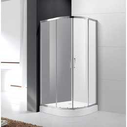 Душевое ограждение Cezares 100х100 см MOLVENO-R-2-100-P-Cr, хром/матовое фото 