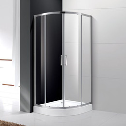 Душевое ограждение Cezares 100х100 см MOLVENO-R-2-100-C-Cr-IV, хром/прозрачное фото 