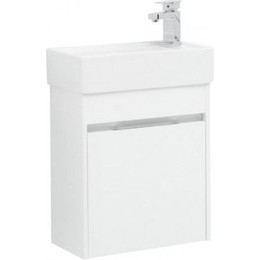 Тумба подвесная с раковиной Aquanet Лидс 50 см 239741, белый, Цвет фасада: белый фото 