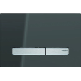 Кнопка смыва Geberit Sigma 50 115.788.SD.2, зеркальный дымчатый/сталь фото 