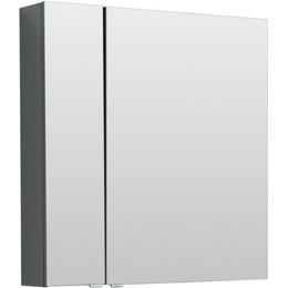 Зеркало-шкаф Aquanet Алвита 80 см 240109, серый антрацит фото 