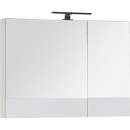 Зеркало-шкаф Aquanet Верона 90 см 172339, белый фото 