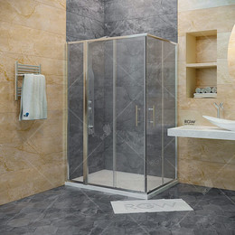Душевое ограждение RGW HO-42 90х120 см 03064292-11 (стекло 8 мм), хром/прозрачное фото 