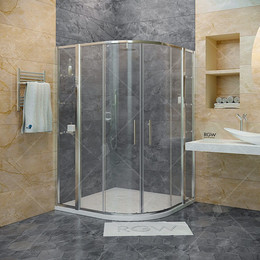 Душевое ограждение RGW HO-512 130х130 см 030651233-11 (стекло 8 мм), хром/прозрачное фото 