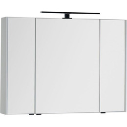 Зеркало-шкаф Aquanet Латина 100 см 179636, белый фото 