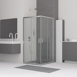 Душевое ограждение RGW CL-34 90х90 см 32093499-11, хром/прозрачное фото 