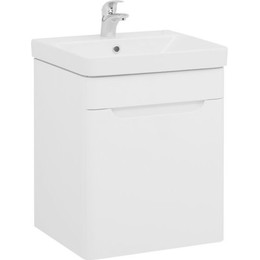 Тумба подвесная с раковиной Aquanet София 50 см 201745, белый фото 