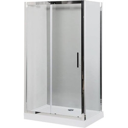 Душевое ограждение Aquanet Delta NPE1131 150x80 см (стекло 8 мм), хром/прозрачное фото 