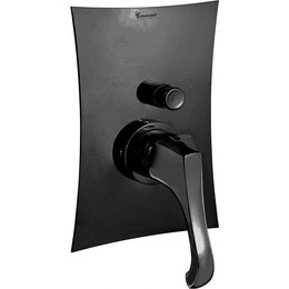 Смеситель для ванны Emmevi Ares NEO76019, черный фото 