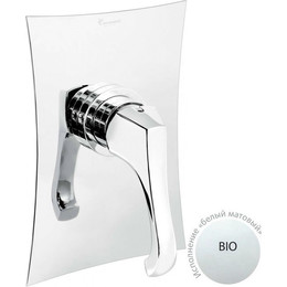 Смеситель для душа Emmevi Ares BIO76009, белый фото 