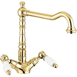 Смеситель для кухни Emmevi Deco Ceramic OR121617, золото фото 