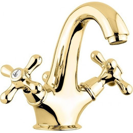 Смеситель для раковины Emmevi Deco Classic OR12013, золото фото 