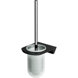 Ёршик для унитаза WasserKraft Glan K-5127, цвет чёрный фото 