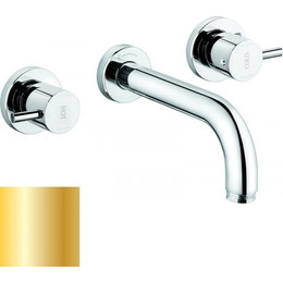 Смеситель для раковины настенный Emmevi Piper OR45155, золото фото 