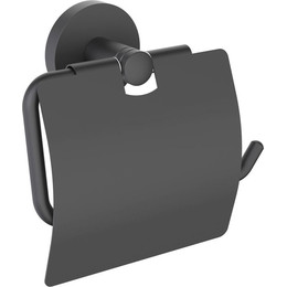 Держатель для туалетной бумаги Timo Saona 13042/03, цвет чёрный фото 