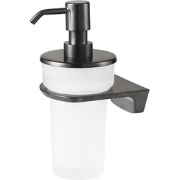 Дозатор для жидкого мыла WasserKraft Wiese K-8999, цвет оружейная сталь фото 