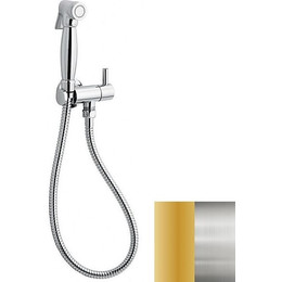 Набор для гигиенического душа Emmevi CO132 без смесителя (на 1 воду) хром/золото фото 