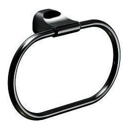 Кольцо для полотенец Gedy G-Stelvio ST70(14), цвет чёрный матовый фото 