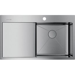 Кухонная мойка Omoikiri Akisame 86-IN-R (4993763) 1,2 мм, нержавеющая сталь, Цвет производителя: нержавеющая сталь фото 