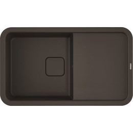 Кухонная мойка Omoikiri Tasogare 86-DC 4993468, тёмный шоколад, Цвет производителя: тёмный шоколад фото 