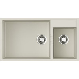 Кухонная мойка Omoikiri Tedori 85-2-U WH 4993943, белый, Цвет производителя: белый фото 