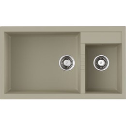 Кухонная мойка Omoikiri Tedori 86-2-LB BE 4993933, ваниль, Цвет производителя: ваниль фото 