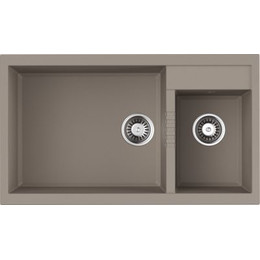 Кухонная мойка Omoikiri Tedori 86-2-LB SA 4993934, бежевый, Цвет производителя: бежевый фото 
