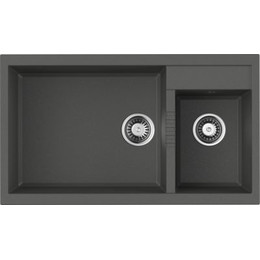 Кухонная мойка Omoikiri Tedori 86-2-LB PL 4993939, платина, Цвет производителя: платина фото 