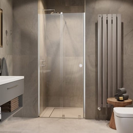 Душевая дверь Radaway Furo DWJ RH 90 см 10107442-01-01LU (стекло 8 мм), хром/прозрачное фото 