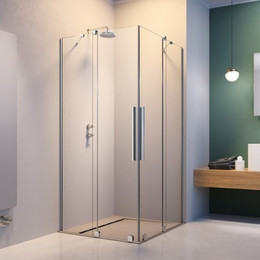 Душевое ограждение Radaway Furo KDD 110х110 см (стекло 8 мм), хром/прозрачное фото 