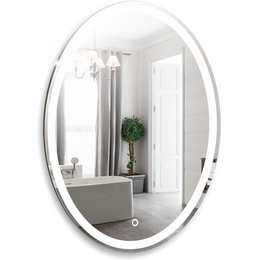 Зеркало Azario Италия Led 57 см (с подсветкой и сенсорным выключателем) фото 