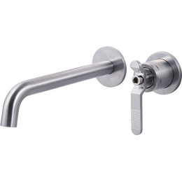 Смеситель для раковины настенный Bronze de Luxe 1760’s Loft 5530CC, Цвет производителя: хром фото 