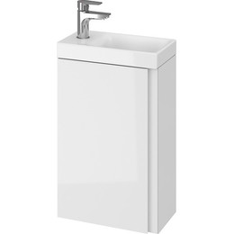 Тумба подвесная с раковиной Cersanit Moduo 40 см SZ-MOD-MO40/Wh, белый фото 